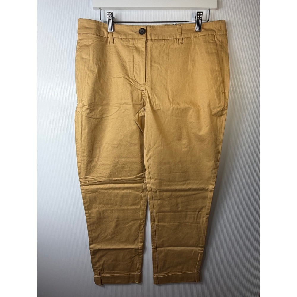 Wildfang The Essential Trouser Women's Size 6 Camel Tan Tapered Cuffed $118